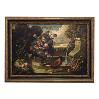 Alfredo Mahieux, Still Life with Pheasant, 1963, Oil on Canvas For Sale