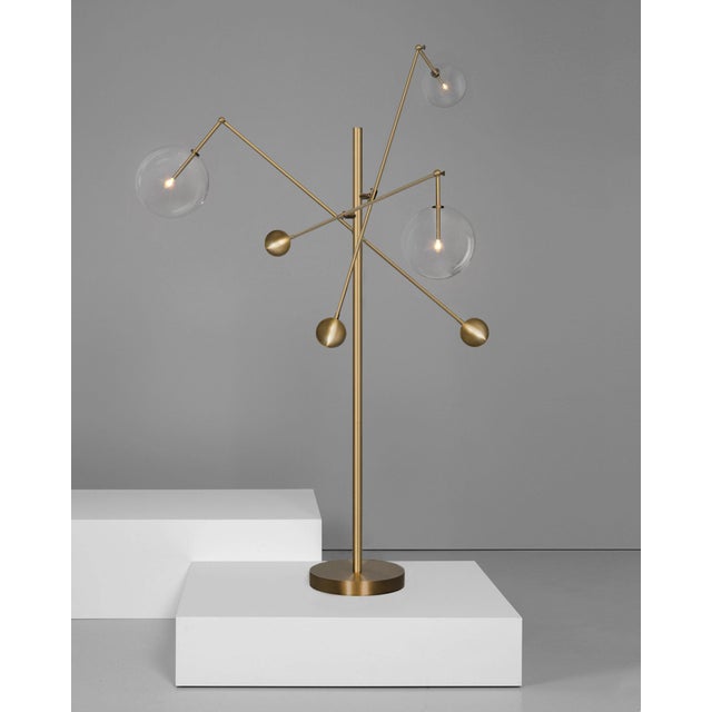Milan 3 Arm Floor Lamp For Sale In Greensboro - Image 6 of 12
