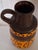 Vintage Orange Ceramic Vase, 1970s For Sale - Image 3 of 5
