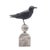 American Carved & Painted Confidence Crow Decoy, C. 1900-25 For Sale - Image 9 of 11