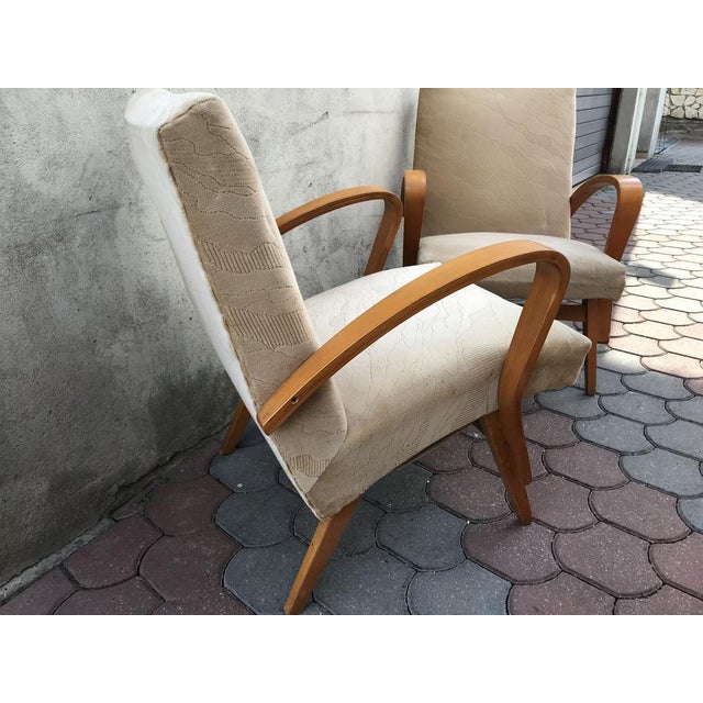 Set of Czech Lollipop Chairs by František Jirák for Tatra Furniture NP, 1960s For Sale - Image 14 of 18