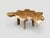 Contemporary Andrianna Shamaris Single Slab Live Edge Teak Wood Coffee Table For Sale - Image 3 of 6