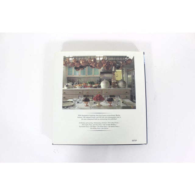 1998 Martha Stewart Entertaining Hard Cover Coffee Table Book With Dust Jacket For Sale - Image 4 of 9