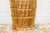 Country Style Rattan Waste Basket with Braided Woven Accents and Tapering Lines For Sale - Image 9 of 12