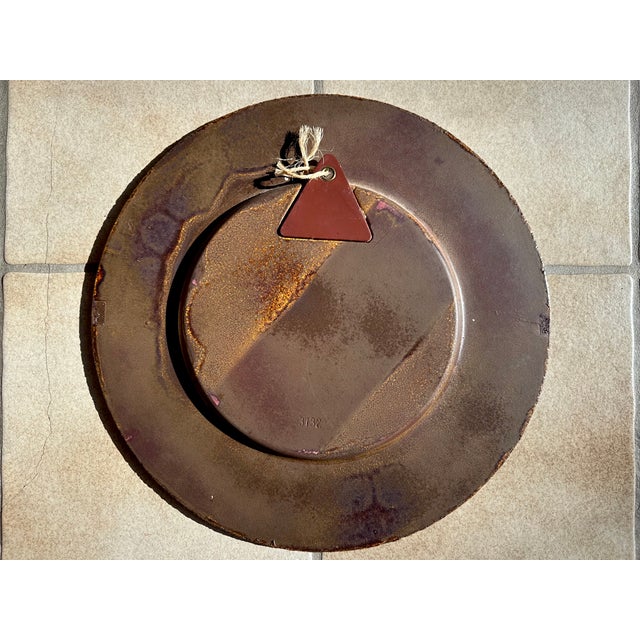Large Ceramic Art Wall Plate by Reiner Gehrig for Töpferwerkstatt Grünstadt, West Germany, 1970s For Sale - Image 11 of 14