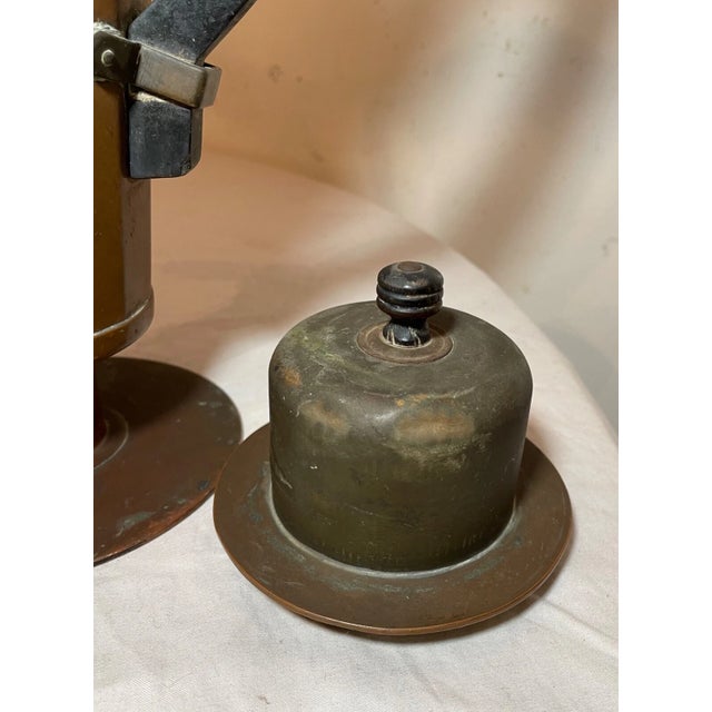 Antique 1907 Jos Henrichs Ny Copper Brass Wood Coffee Tea Dispenser Samovar Pot For Sale - Image 17 of 17