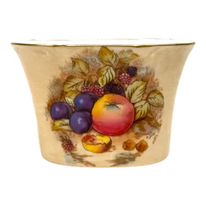 Aynsley Orchard Design English Bone China Toothpick or Match Holder