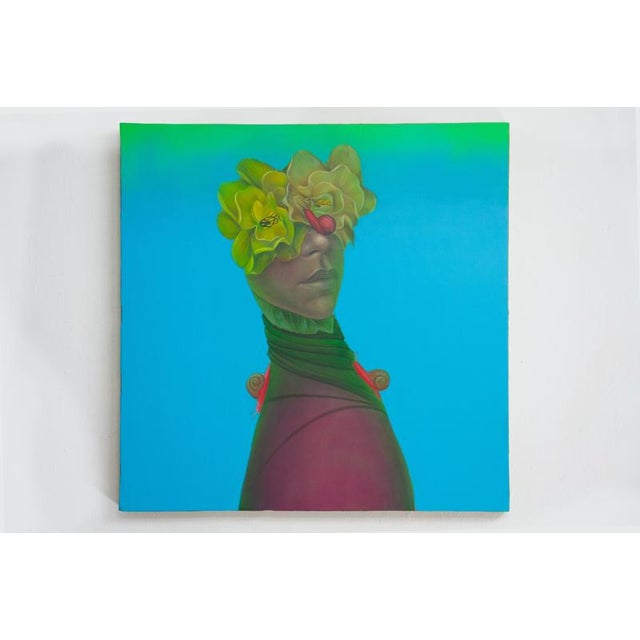 This painting forms part of Fetishes, an ongoing series by Natasha Lelenco in which portraiture becomes a site for...