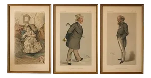 Vanity Fair Artist, Caricatures of Aristocracy & Politics, 1883, Prints, Set of 3