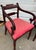 Great set of 8 19th century mahogany English Regency dining chairs with tablet formed backs, scrolled ears and handsome...