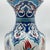 2020s Handmade Ceramic Faceted Vase (25cm) – Rumi Neck & Red Tulips – Hexagonal Form For Sale - Image 5 of 7