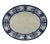 Antique Early 20th Century Sampson, Hancock & Sons Flaxman Blue Oval Serving Platter For Sale - Image 13 of 13
