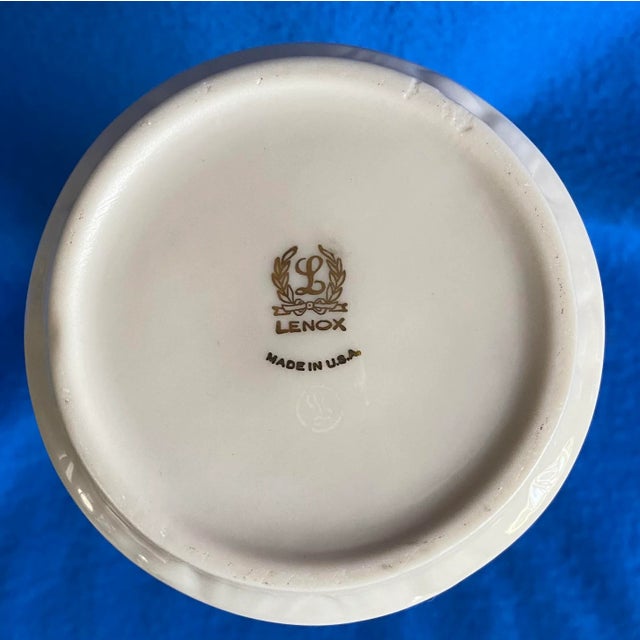 Ivory Lenox Woodland Collection Vase For Sale - Image 8 of 9