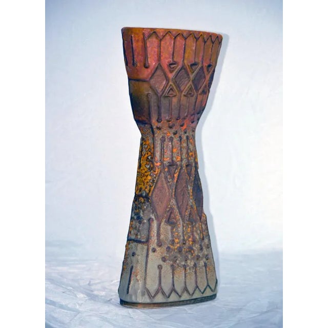 Italian Ceramic Vase from La Lucciola, 1960s For Sale - Image 3 of 4