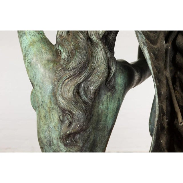 Bronze Greco Roman Inspired Three Nymph Fountain For Sale - Image 9 of 18