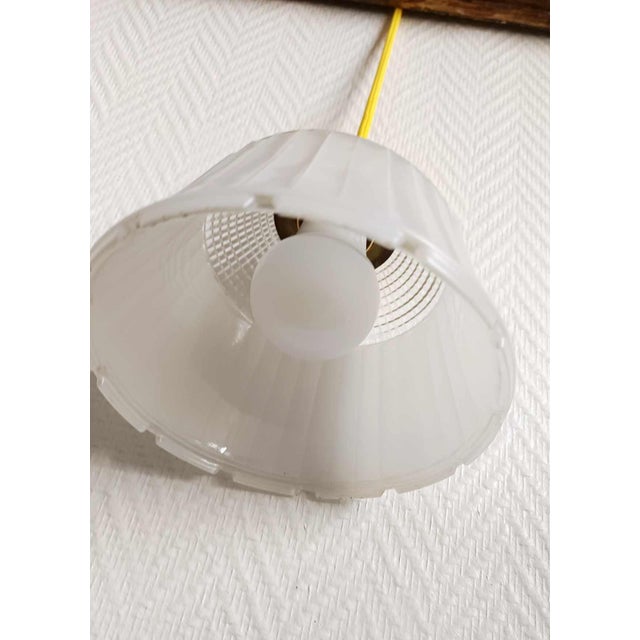 Yellow Vintage Space Age Style Pendant For Sale - Image 8 of 9