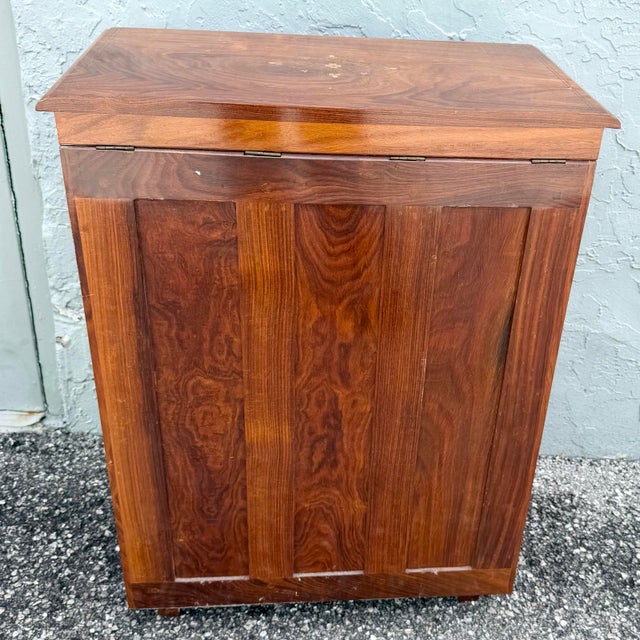 Vintage Italian Style Wooden Jewelry/Silverware Chest For Sale - Image 9 of 9