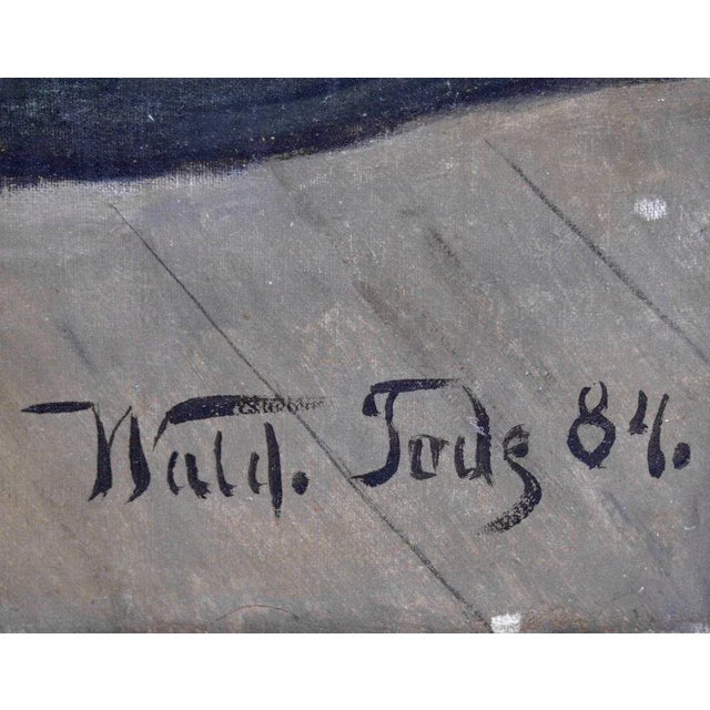 Antique Painting by Waldemar Knut Gustaf Tode For Sale - Image 10 of 12