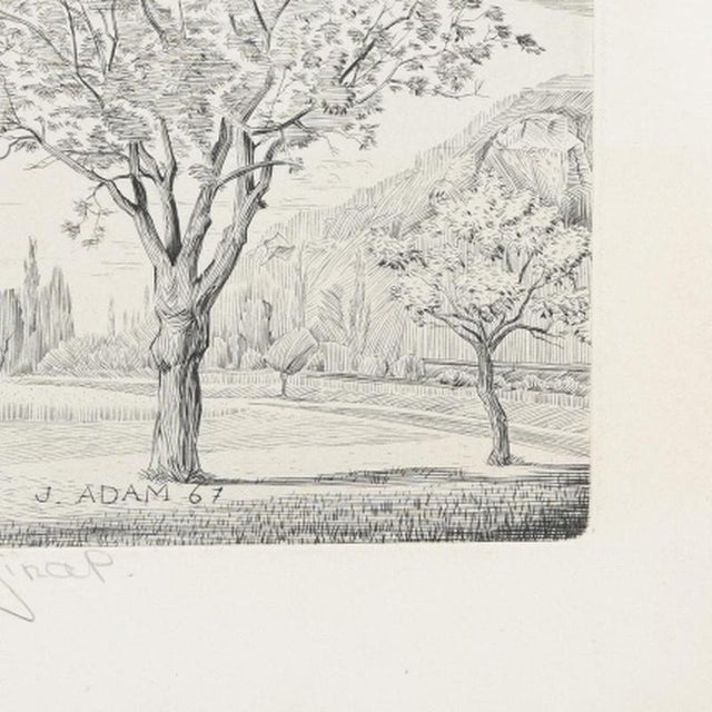 Jean Adam, Landscape, 1967, Lithograph For Sale - Image 5 of 6