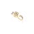 Metal Contemporary 2.06ct Cluster Diamond & Emerald Panther Two Finger Ring in 18k Solid Gold For Sale - Image 7 of 14