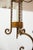 Mid 20th Century Italian Gilt Iron Three-Arm Chandelier For Sale - Image 5 of 13