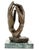 Modern Modern Brown Patinated Sculpture Titled The Cathedral, 20th Century, Bronze For Sale - Image 3 of 10