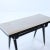 Midcentury Modern Parchment Top Console Table For Sale - Image 4 of 8