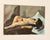 V. Rasmussen, Reclining Nude, 1950s, Oil on Canvas For Sale - Image 9 of 10