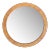 Vintage Charles Pfister for Baker Furniture Round Primavera and Burl Mirror For Sale