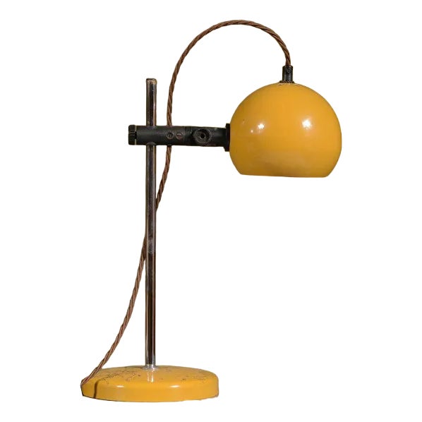 Mid-Century Adjustable Yellow Table Lamp from Starlux, Netherlands, 1965 For Sale