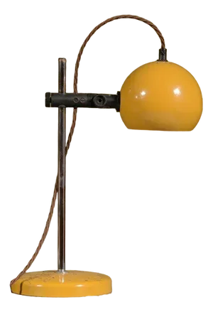 Mid-Century Adjustable Yellow Table Lamp from Starlux, Netherlands, 1965