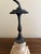 Early 20th Century Grand Tour Style Bronze Figural Sculpture on Marble Pedestal, Neoclassical Dancer For Sale - Image 5 of 11