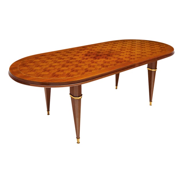 French Mid-Century Rosewood Table For Sale
