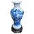 Ceramic Antique Qing Dynasty Chinese Blue and White Porcelain Landscape Vase For Sale - Image 7 of 7