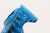 Italian Bitossi Rimini Blu Ceramic Horse by Aldo Londi for Flavia Ceramiche For Sale - Image 12 of 13