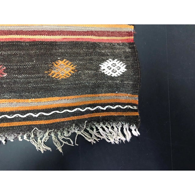 1960s Vintage Turkish Handwoven Kilim Rug - 5′8″ × 10′4″ For Sale - Image 10 of 11