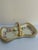 Art Nouveau Antique 1880s Limoges France Cottage Bon Bon Basket With Handle, Hand-Painted Floral Design With Heavy Gold Trim For Sale - Image 3 of 17