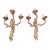 Vintage Hollywood Regency Mid-Century Louis XV Style Sconces - a Pair For Sale
