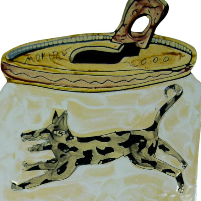 Moritz Götze "Nothing but Trouble" Enamel-on-Steel Pop Art Can For Sale - Image 4 of 11