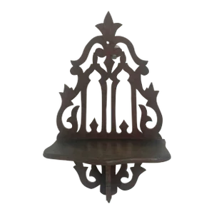 Late 19th Century Black Forest Wall Mount Shelf