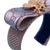 Italian Gucci Gg Micro Houndstooth Vintage Silk Necktie Cuff Bracelet For Sale - Image 3 of 4