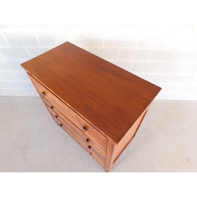 Antique Walnut 19th Century Gentleman's Chest Drop Front Desk For Sale - Image 15 of 15