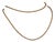 Late 20th Century Estate Italian 14k Two-Tone Gold Twisted Rope Chain Unisex Necklace – 30.25 Inches For Sale
