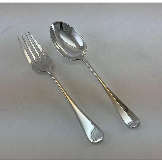 New 1980s Complete European Cutlery Set for 12, Including Fish Eaters & Serving Pieces 132 Pieces For Sale - Image 16 of 18