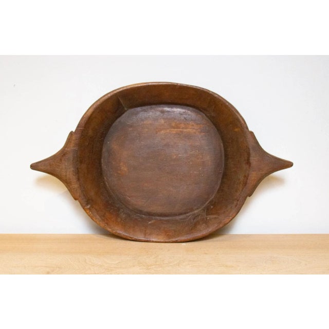 Indian Primitive Wood Bowl For Sale In Los Angeles - Image 6 of 7