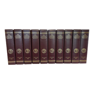 National Geographic Magazine Collection in Decorative Book-Style Slip Cases, Complete Years From 1995-1999