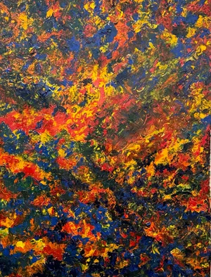 Its Own Journey I, Contemporary Abstract Acrylic Painting by Howard Ziff