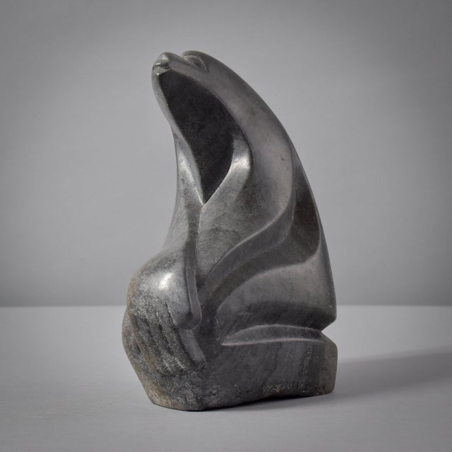 Early 20th Century Listening Man Stone Carving Albert Mamvura First Generation Shona Sculptor For Sale In Denver - Image 6 of 13