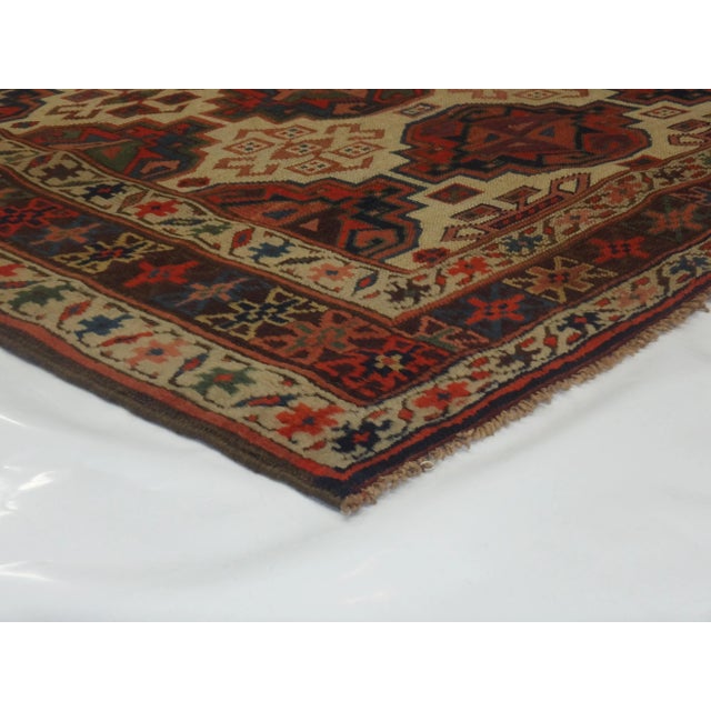 1920s 1920s Vintage Persian Moghan Rug - 4′5″ × 9′ For Sale - Image 5 of 6