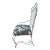 Metal Vintage Mid Century Woodard Style Florentine Lattice Pattern Back Iron Patio Dining Chairs-Set of 6 For Sale - Image 7 of 7